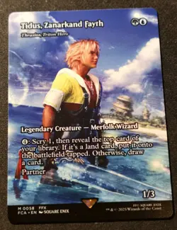 Tidus, Zanarkand Fayth - Borderless - FCA - MTG - EN - NM - 0058 - Image 1