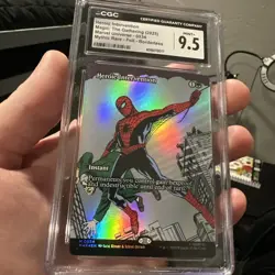 Heroic Intervention (Borderless) Marvel Universe Eternal-Legal Foil CGC 9.5 🔥 - Image 1