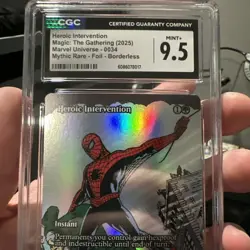 Heroic Intervention (Borderless) Marvel Universe Eternal-Legal Foil CGC 9.5 🔥 - Image 4