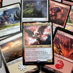 Whole COMMANDER Magic Deck MTG - **GIANTS** Red White Angel General Beginner Fun - Image 1