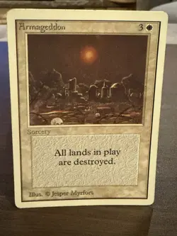 Magic the Gathering MTG Unlimited Armageddon Regular Rare LP - Image 1