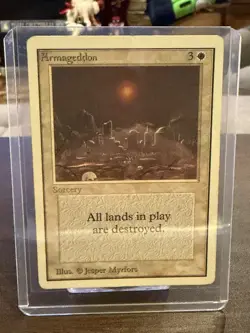 Magic the Gathering MTG Unlimited Armageddon Regular Rare LP - Image 2