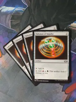 Talisman of Impulse x 4 | 7% Off 2+ | Dragonstorm | NM | MTG - Image 1