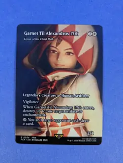 MTG: FINAL FANTASY: Garnet Til Alexandros 17th - Loran of the Third Path 0024 NM - Image 1