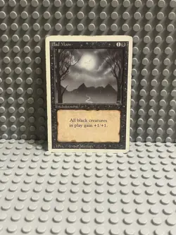 Magic the Gathering | Revised Edition | Bad Moon | #94 | HP | - Image 1