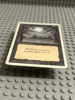 Magic the Gathering | Revised Edition | Bad Moon | #94 | HP | - Image 3