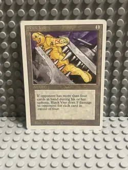 Magic the Gathering | Revised Edition | Black Vise | #278 | LP | - Image 1