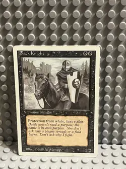 Magic the Gathering | Revised Edition | Black Knight - Image 1