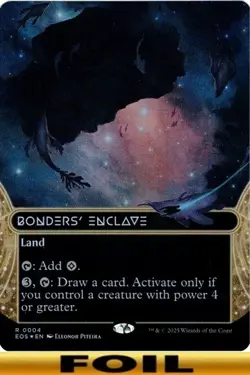 1x - Bonders' Enclave - FOIL BORDERLESS #04 - EOS Stellar Sights - NM MTG - Image 1