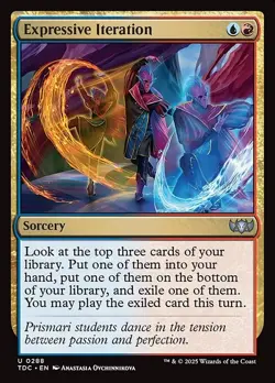 Expressive Iteration Commander: Tarkir: Dragonstorm NM MTG Non-Foil - Image 1