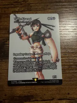 MTG Magic The Gathering Final Fantasy Chocobo Yuffie Kisaragi Borderless! - Image 1