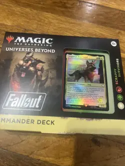 Magic the Gathering Universes Beyond Fallout Commander Deck Scrappy Survivors - Image 1