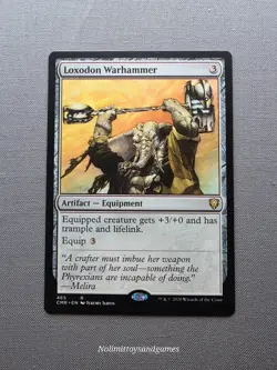 MTG Loxodon Warhammer #465 Rare Commander Legends Magic The Gathering - Image 1