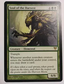 Soul of the Harvest MTG, Avacyn Restored, Rare, LP - Image 1