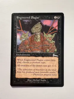 Engineered Plague - MTG Urza's Legacy - LP - Image 1