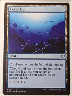Coral Atoll - Commander: Legends - Magic the Gathering MTG Nice! - Image 1