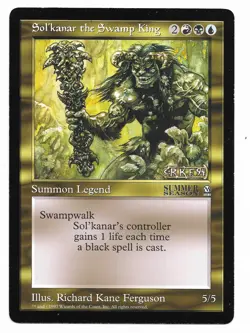 Sol'kanar the Swamp King Arena Summer Season Oversized 6x9 Promo Magic NM/M - Image 1