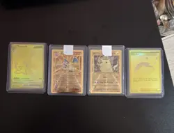 Pokemon Celebrations Ultra Premium Collection Gold Promo Set Charizard Pikachu! - Image 1