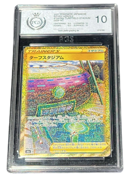 Pokemon - Turffield Stadium - PGS 10 - 2021 Eevee Heroes - UR - JP - Graded Slab - Image 1