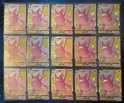 15x Pokemon Crobat VMax Holo Rainbow Black Star Promo SWSH099 Box Fresh Mint Neu - Image 1