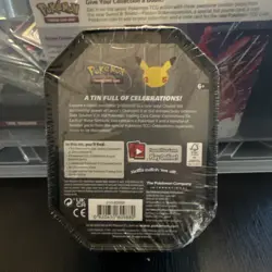 Pokemon TCG 25th Anniversary Celebrations Tin Pack ~ Dark Sylveon Factory Sealed 820650809880 - Image 2
