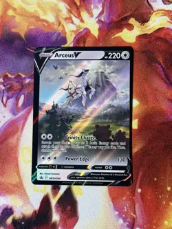 Arceus V Promo Miscut🔥 - SWSH204 Pokemon TCG - Image 1