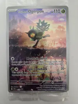 Teal Mask Ogerpon 123 - Twilight Masquerade ETB Sealed Promo - Pokemon TCG - Image 1