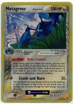 Metagross 11/113 EX Series Pokemon TCG Delta Species Holo Rare - Image 1