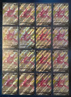 16x Pokemon CROBAT V Holo Black Star Promo SWSH098 Full Art Box Fresh Near Mint - Image 1