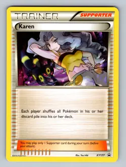 Karen - XY177 Promo XY Promos - LP - NM Pokemon TCG - Image 1