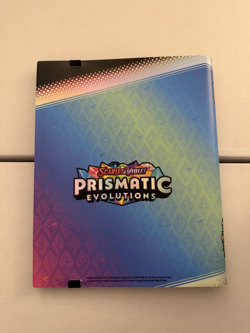 Pokemon Prismatic Evolutions 9-Pocket Sammelordner - Platz fur 378 Karten - neu - Image 2