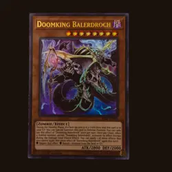 Yugioh Doomking Balerdroch Ultra Rare GFP2-EN113 1st Ed Lightly Played LP - Image 1