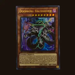Yugioh Doomking Balerdroch SR07-EN001 Ultra Rare 1st Ed NM - Image 1