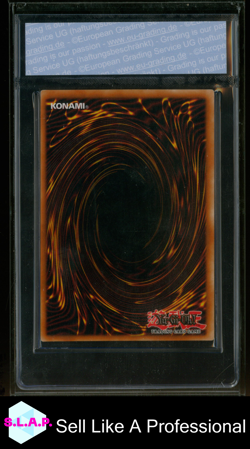 BLAUAUGIGER W. DRACHE YU-GI-OH! 2003 SDK-G001 1ST ED. HOLO UR GERMAN EGS 8.5 - Image 2