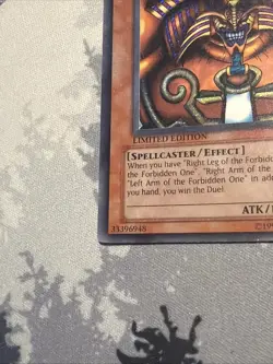 Exodia the Forbidden One MC1-EN001 Master Collection Volume 1 Limited Edition - Image 4