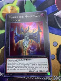 Number 104: Masquerade Super Rare OTS Tournament Pack 27 OP27-EN010 NM - Image 1