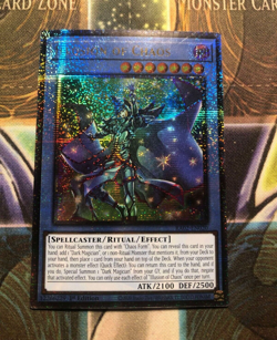 *** ILLUSION OF CHAOS *** QUARTER CENTURY SECRET RARE RA02-EN020 YUGIOH! - Image 1