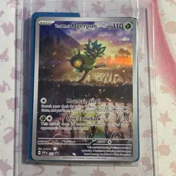 Pokemon TCG Teal Mask Ogerpon Holo 123 Sv: Scarlet & Violet Promo Card M/NM - Image 1