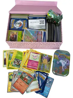 Pokemon TCG Card Collection Box Set with Holo and GX Cards - Image 1