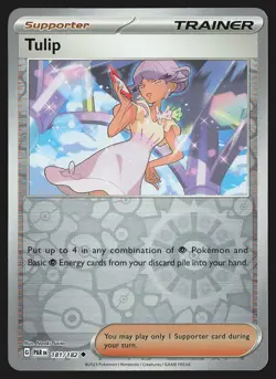 SV04: Paradox Rift Tulip #181/182 Reverse Holo Pokemon Card - Image 1