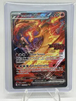 Pokemon TCG Team Rockets Moltres EX Destined Rivals Card 229/182 - Image 1