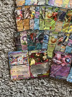 HUGE Lot of 50 EX English RARE Pokemon Cards - Mewtwo Espeon Mega - NM - Image 2