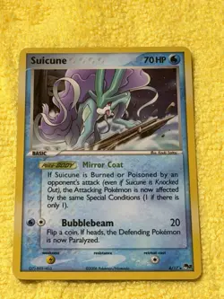 Suicune Pop Series Promos 2 Holo Rare Pokemon TCG Card 4/17 - Image 1