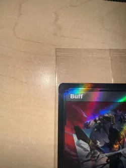 Riftbound “Fist Bump” Buff Double Sided Promo Card (LIMITED EXCLUSIVE) - Image 3