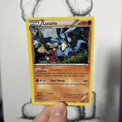 Lucario BW85 Holo Promo Pokemon Card Black & White English - Image 1