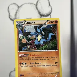 Lucario BW85 Holo Promo Pokemon Card Black & White English - Image 3