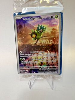 SEALED Teal Mask Ogerpon 123 Sv: Scarlet & Violet Promo Cards Holo - Image 1