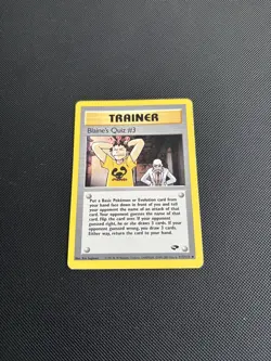 Pokemon Card Gym Challenge Blaine's Quiz #3 112/132 WOTC - Image 3