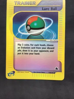 Pokemon Cards: Skyridge Reverse Holo: Lure Ball 128/144 - Image 2
