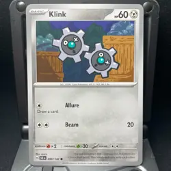Klink - 099/142 - Pokemon Stellar Crown 2024 - Common Card NM - Image 1